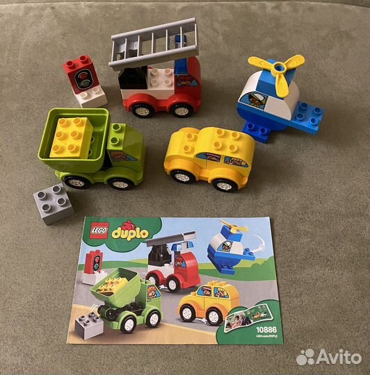 Мои первые машинки lego duplo