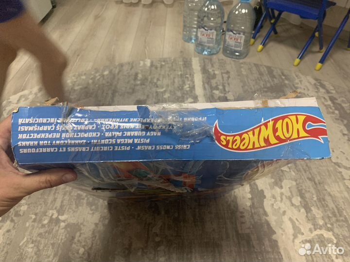 Автотрек hot wheels перекрестное столкновение