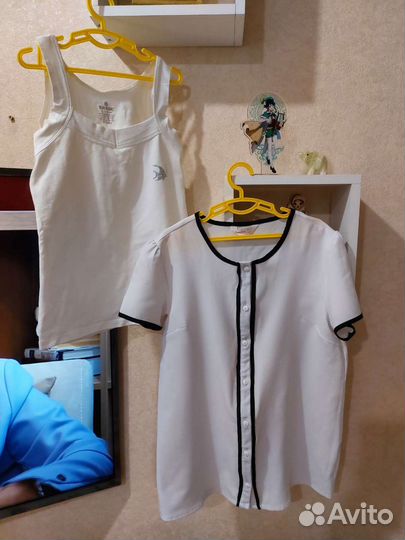 Блузка школьная майка