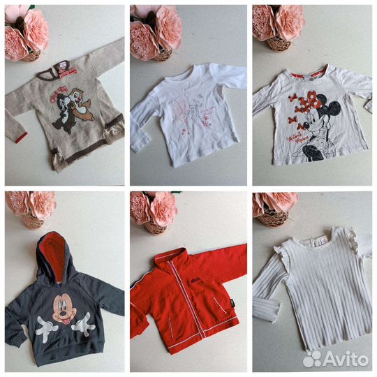 Пакет вещей для девочки 80-86