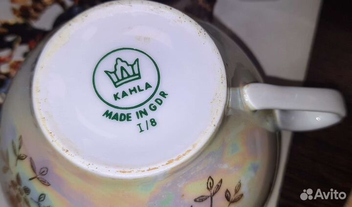 Тарелки, чайники,чайная пара мадонна гдр