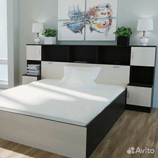 Кровать с тумбами Бася