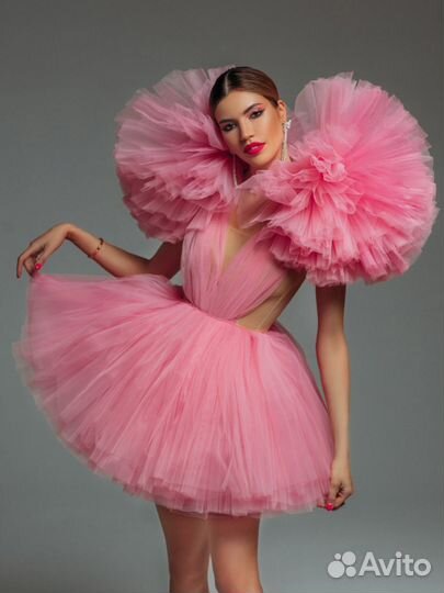 Платье pink прокат