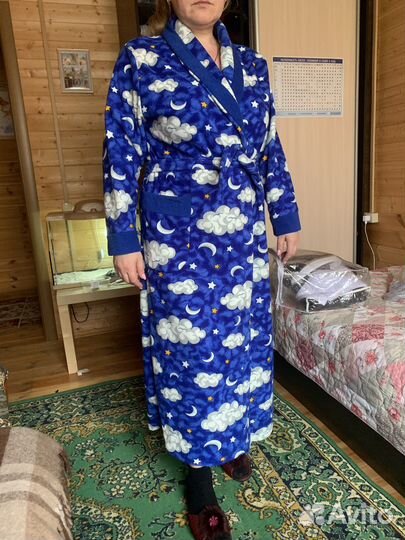 Халат махровый женский