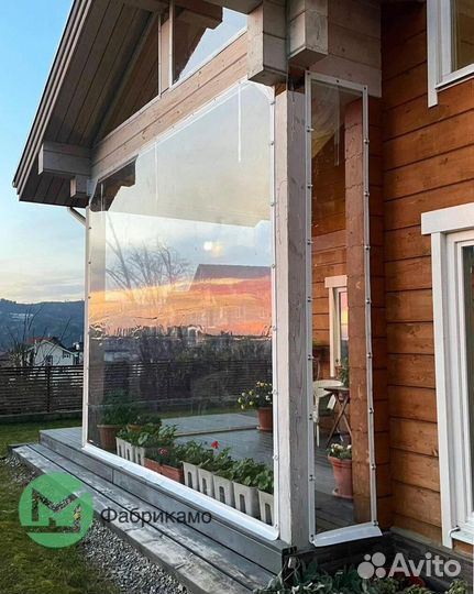Мягкие окна на беседку