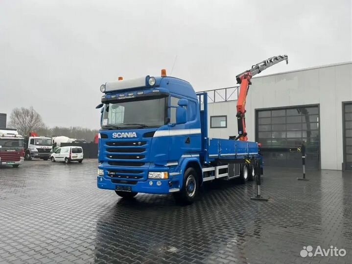 Scania R-series с КМУ, 2016