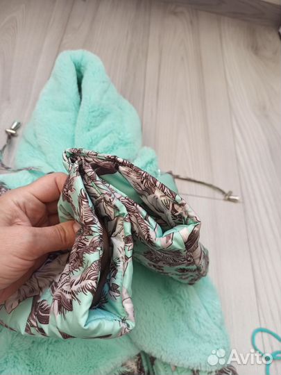 Зимний комбинезон для девочки 86-92