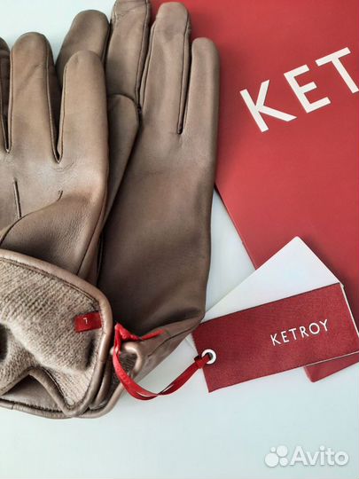 Мужские кожаные перчатки ketoy