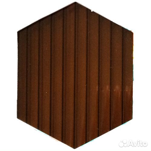 Поликарбонат 8 мм Терракот 6м