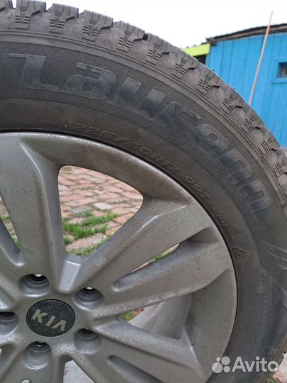 Шины r17 5x114 с резиной бу