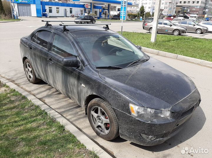 Багажник на крышу Мицубиси Лансер 10, Аэро