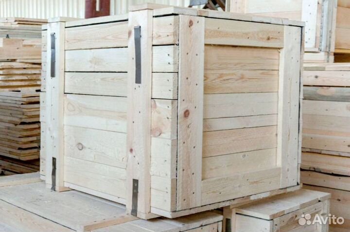 Ящик деревянный, коробки, транспортировочная тара