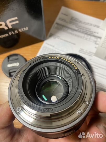Объектив canon RF 50 mm 1.8