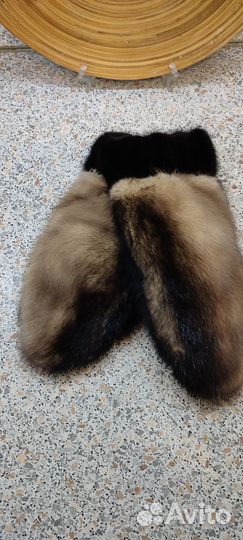 Варежки женские норковые
