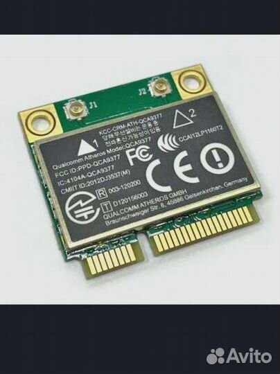 Адаптер WiFi Atheros QCA9377 Mini PCI-E Half-Size