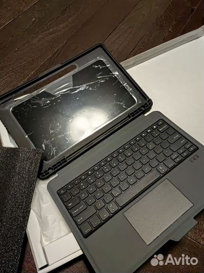 Nillkin Чехол клавиатура samsung tab s7+,s8+,s7fe