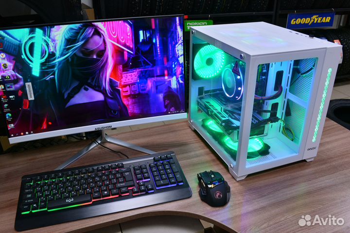 Мощный 8 ядерный Компьютер 32gb озу +Radeon RX 570