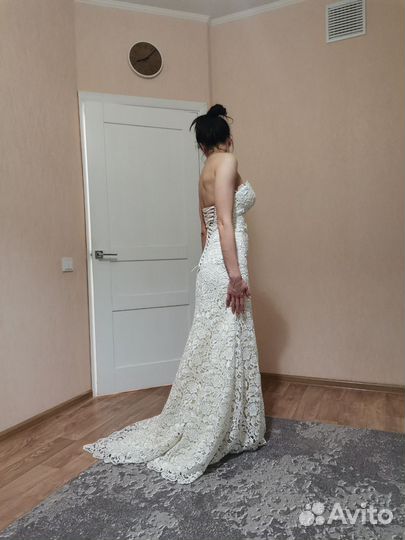 Свадебное платье 42 44 новое