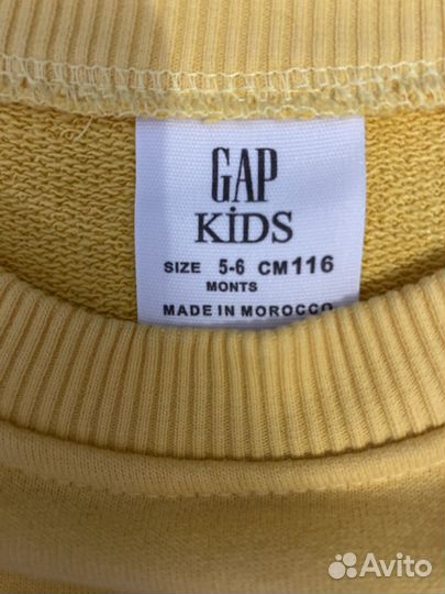 Свитшот gap детский размер 122