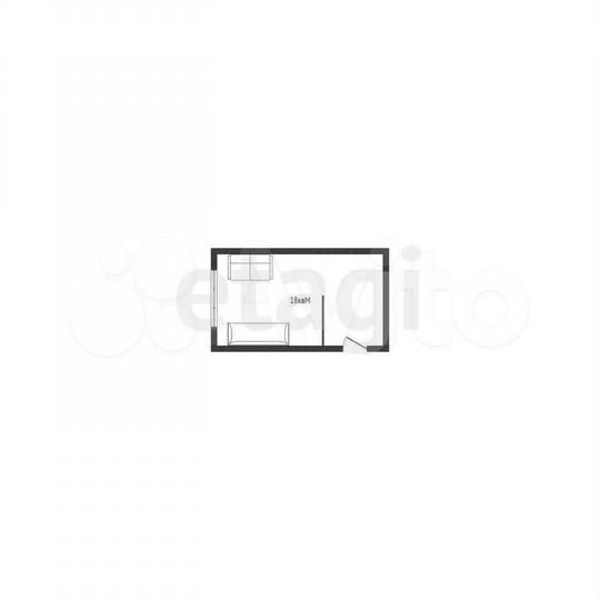 Комната 17,9 м² в 4-к., 3/5 эт.