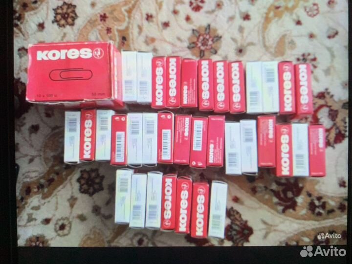 Скиепки Kores 100 шт