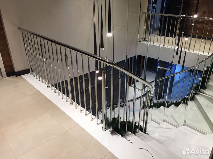 Ограждения, перила, поручни из нержавейки