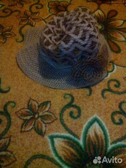 Шляпа плетеная. Новая