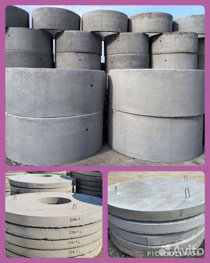 Бетонные кольца для септика и колодца с доставкой