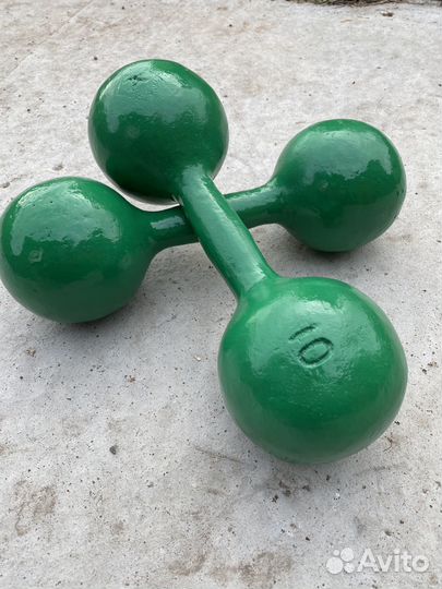 Гантели по 10 кг