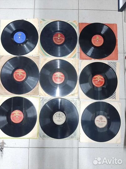 Пластинки на Граммофон и патефон 78 об