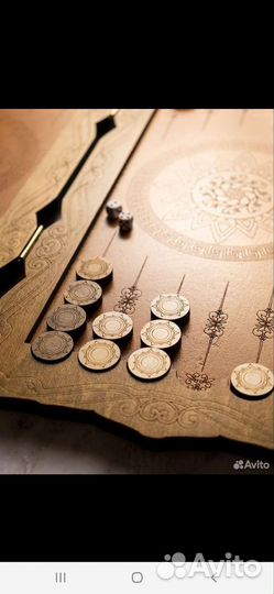 Подарочные нарды ручной работы новые