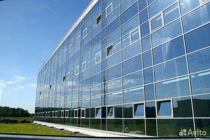 Алюминиевое фасадное остекление