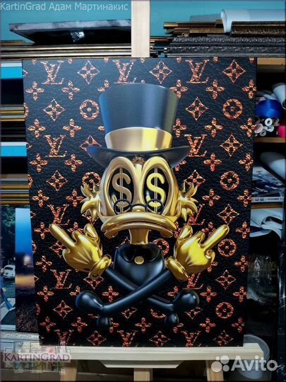 Современная крутая картина Скрудж Макдак / Арт 49