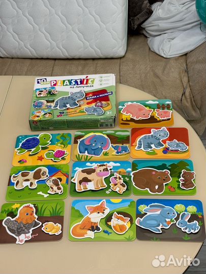 Настольные игры на липучках для малышей