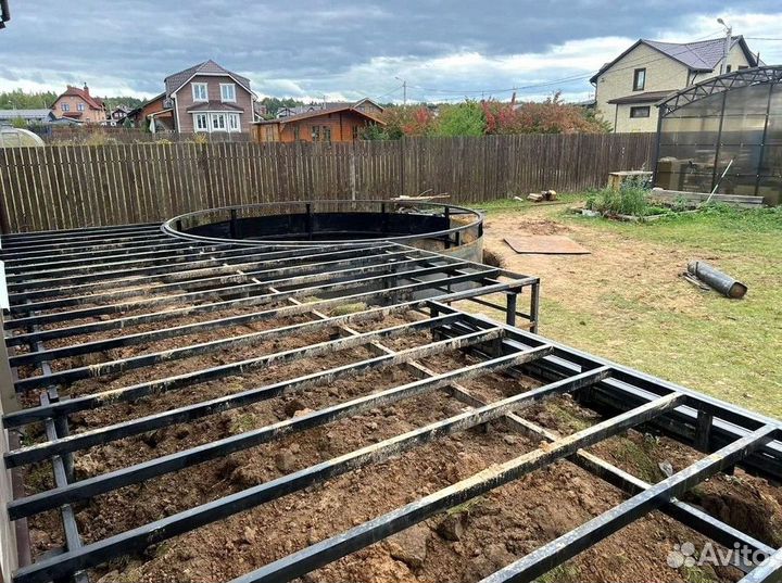 Установка винтовых свай