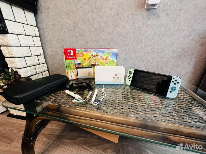 Nintendo switch консоль animal crossing edition