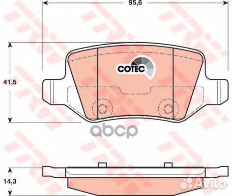Колодки тормозные дисковые задн mercedes-benz: