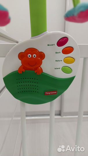 Мобиль tiny love с переходником для батареек