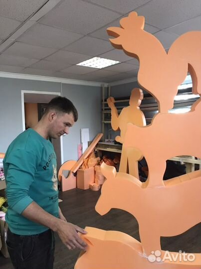 Фигуры обьемные. Слова большие для выставки