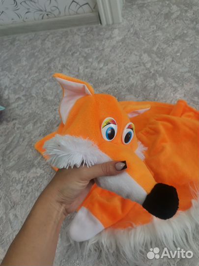 Костюм новогодний лисичка, детский