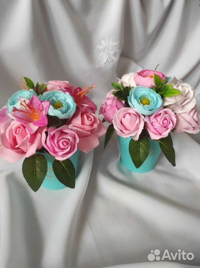 Мыльные цветы букет