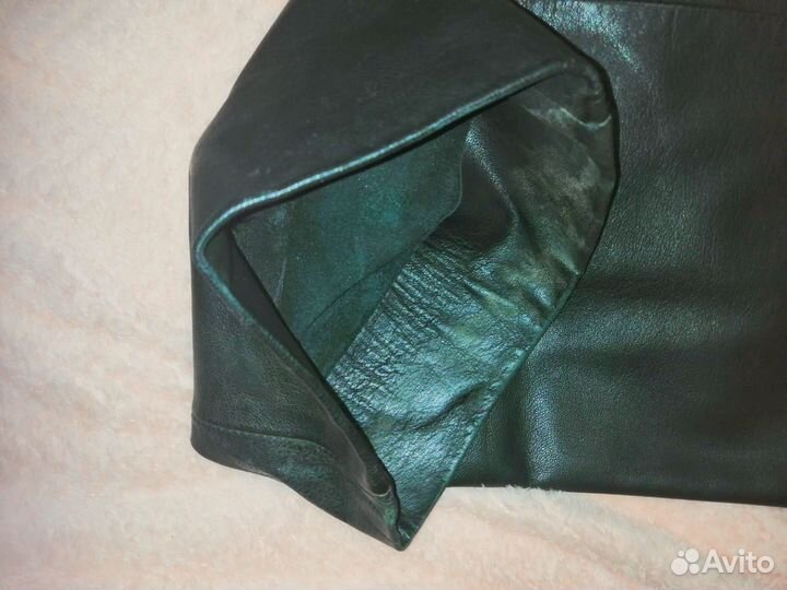 Брюки из натуральной кожи женскме