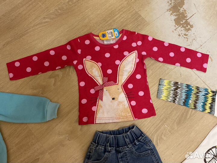 Вещи пакетом на девочку 80-86