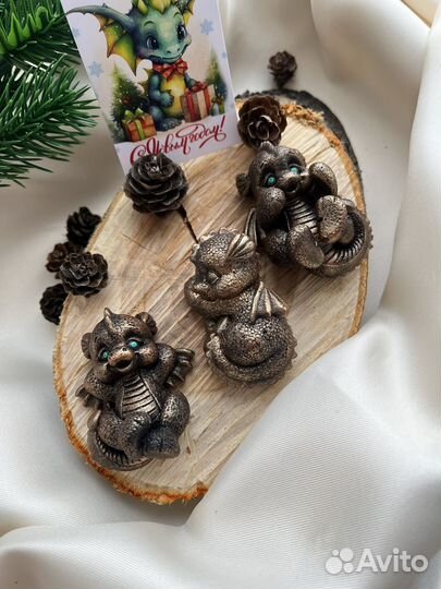 Мыло ручной работы дракон