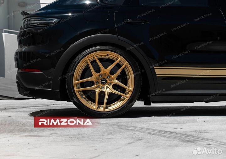 Кованые диски R22 на Porsche Cayenne