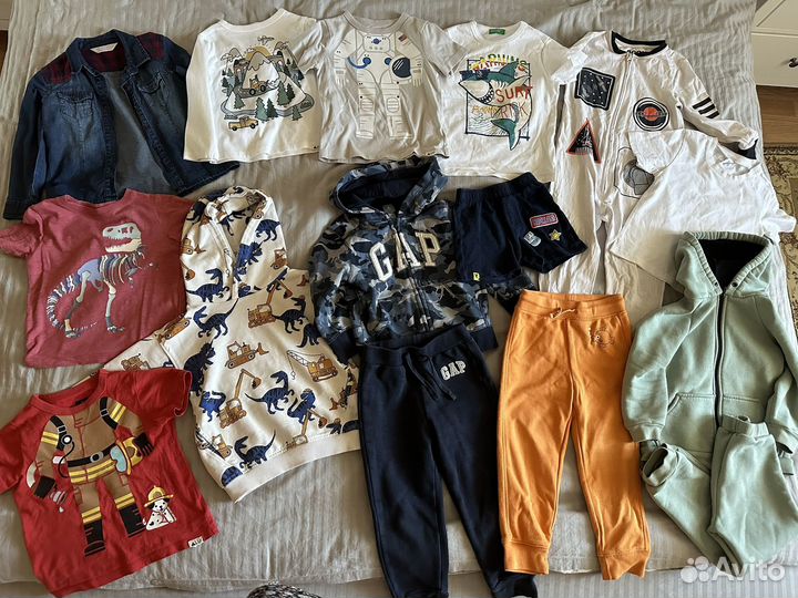 Пакет брендовой одежды на мальчика 98