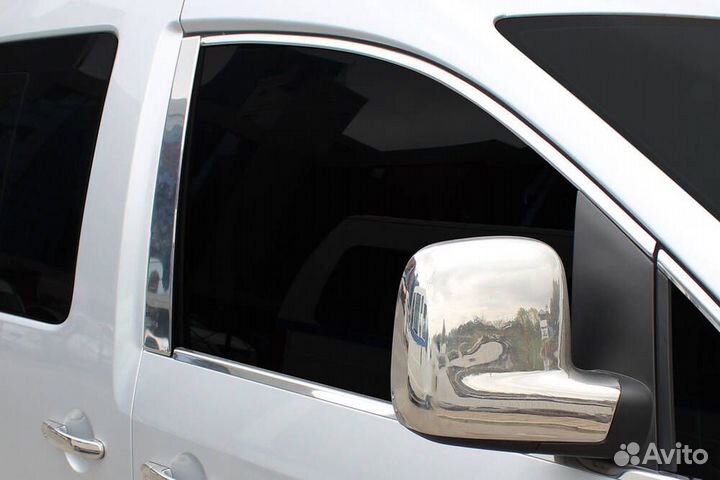 Накладки на зеркала Volkswagen Caddy 2010-2014