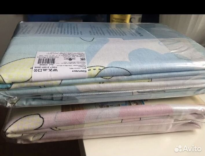 Комплект постельного в кроватку Новый Хлопок