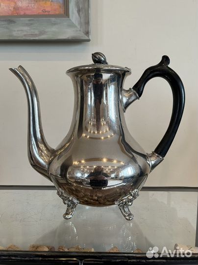 Антикварный кофейник Basse&Fischer 1.5 л, молочник