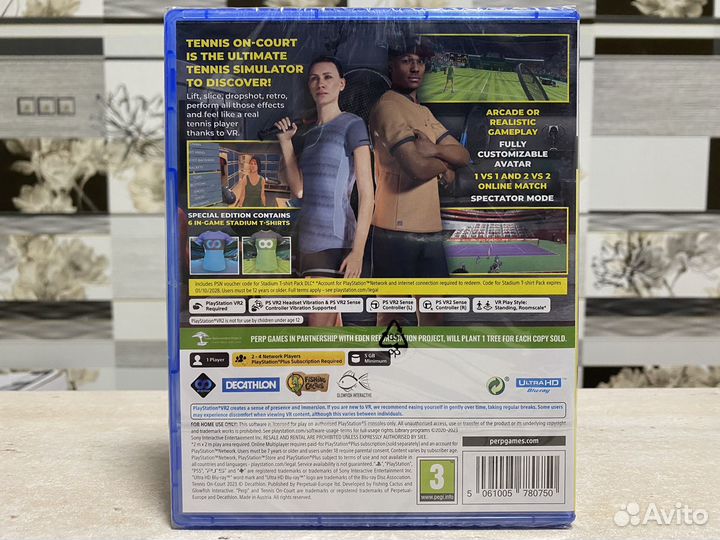 Tennis On-Court (Новый Диск) Sony PS5 / psvr2